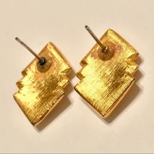 Jewelry - Vintage Gold Geometric Stud Earrings Jewelry - Vintage Gold Geometric Stud Earrings